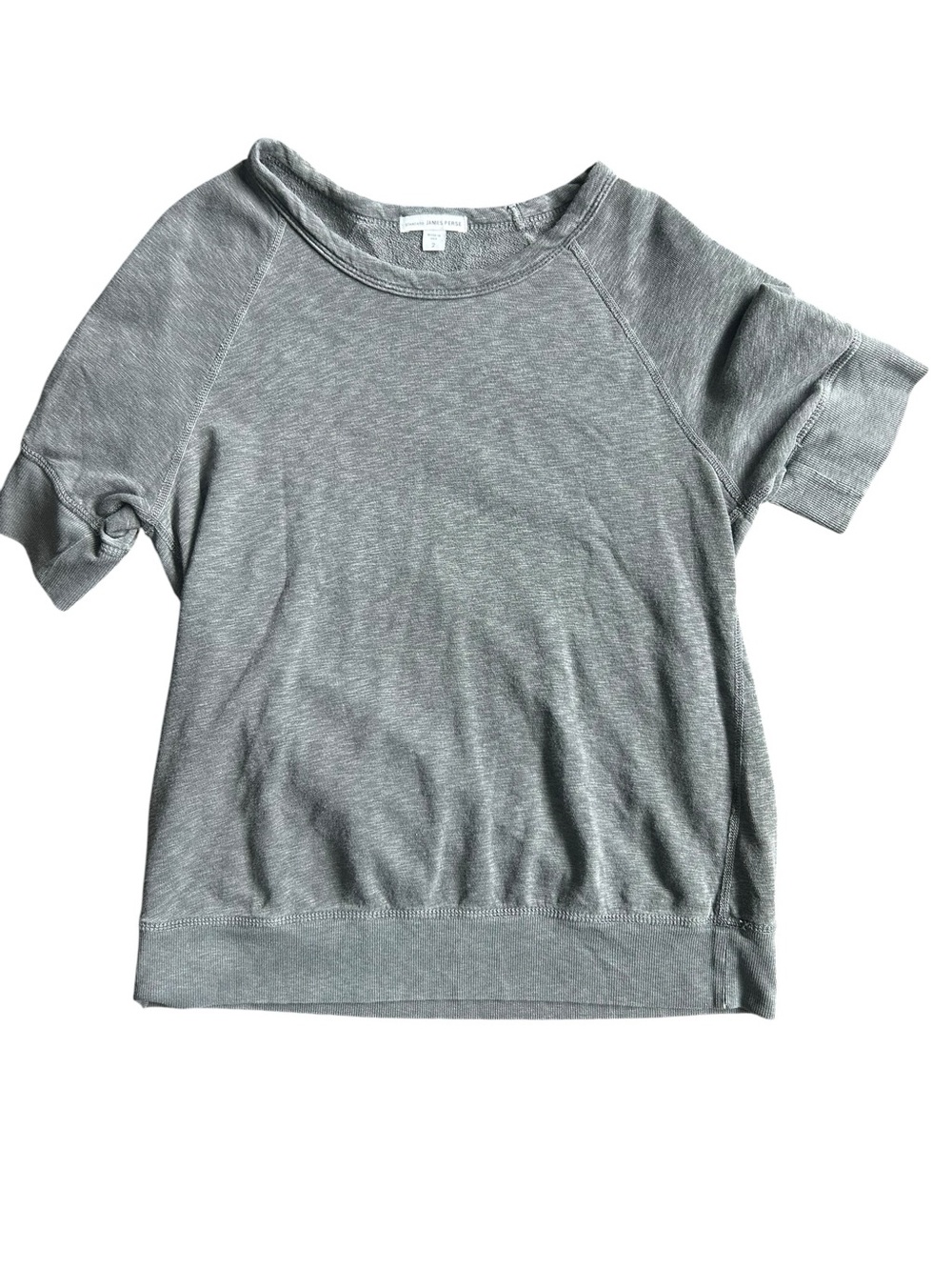 James Perse Gray Short Sleeve Top Size Medium